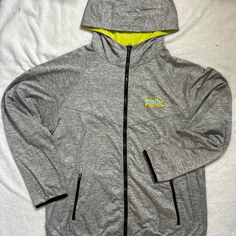 Gray Scooby Doo Zip-Up Sweater
